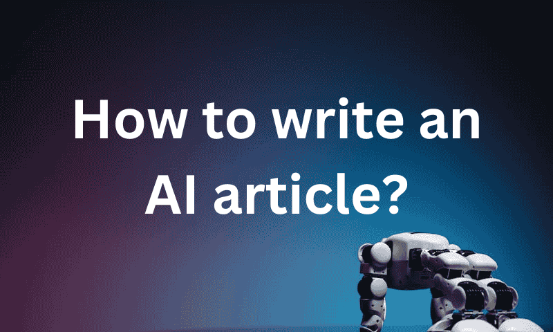 Artificial intelligence article