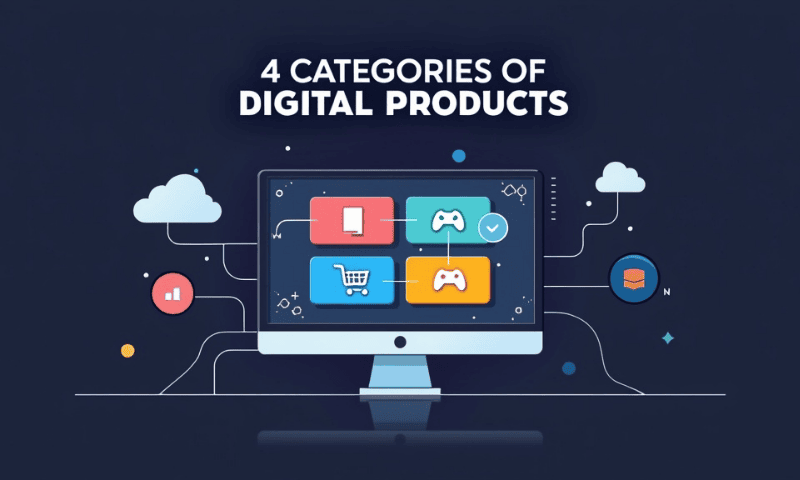 Four categories of digital products